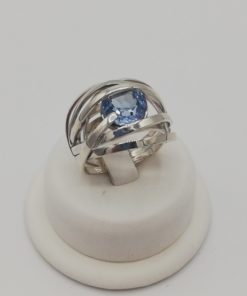 Anello Intreccio Azzurro ANELLI