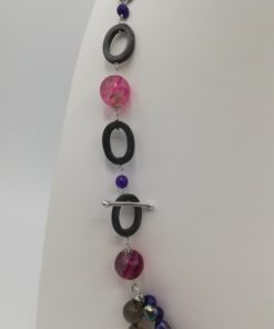 Collana in Viola a 3 fili COLLANE