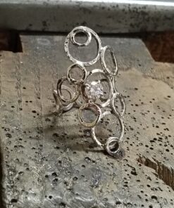 Anello cerchi con Zircone ANELLI