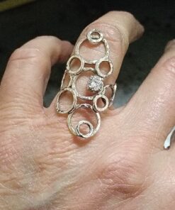 Anello cerchi con Zircone ANELLI