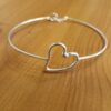 Bracciale argento catena con cuore Fuso BRACCIALETTI