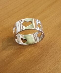 Anello Fascia Cuoricini ANELLI