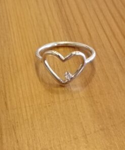 Anello cuore Zircone D ANELLI