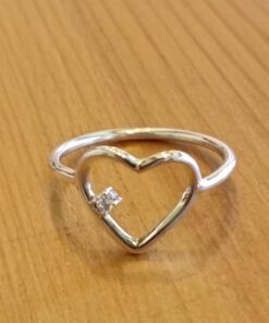 Anello cuore Zircone S ANELLI