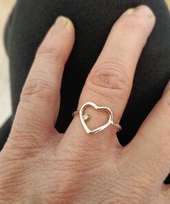 Anello cuore Zircone S ANELLI