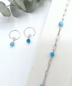 Bracciale e orecchini Azzurrina BRACCIALETTI